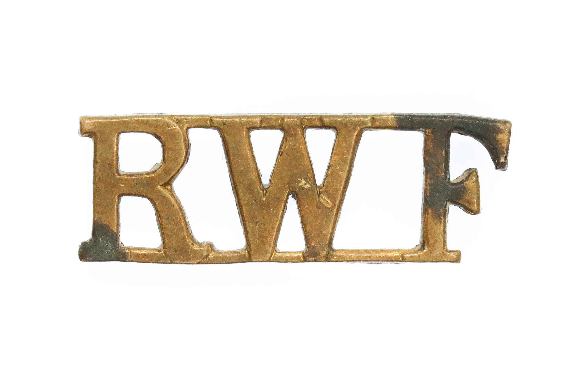 Royal Welsh Fusiliers (R.W.F.) Shoulder Title