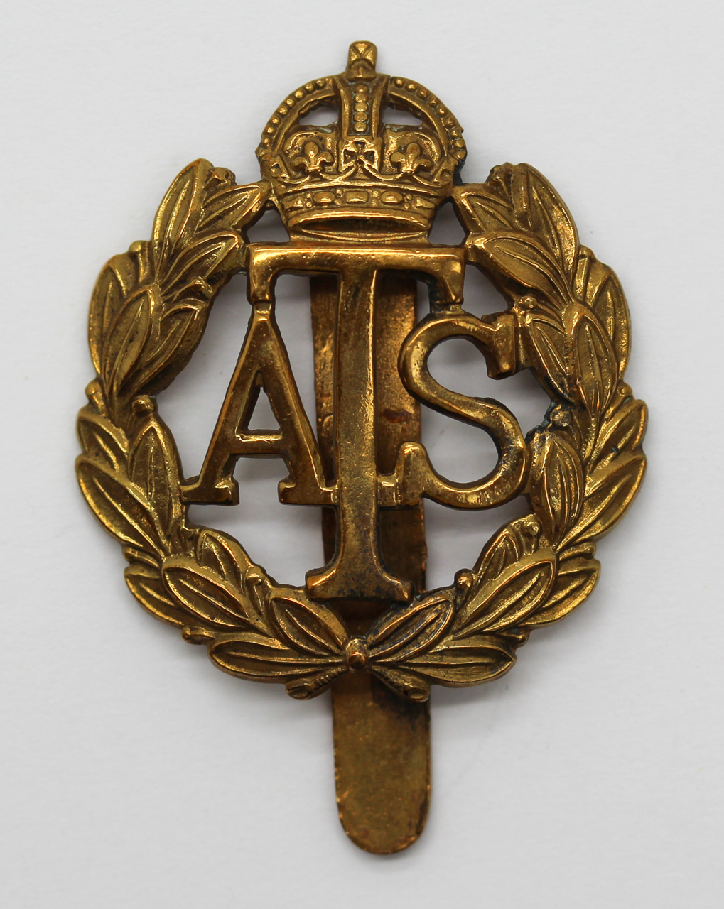 Auxiliary Territorial Service (A.T.S.) Cap Badge - King's Crown