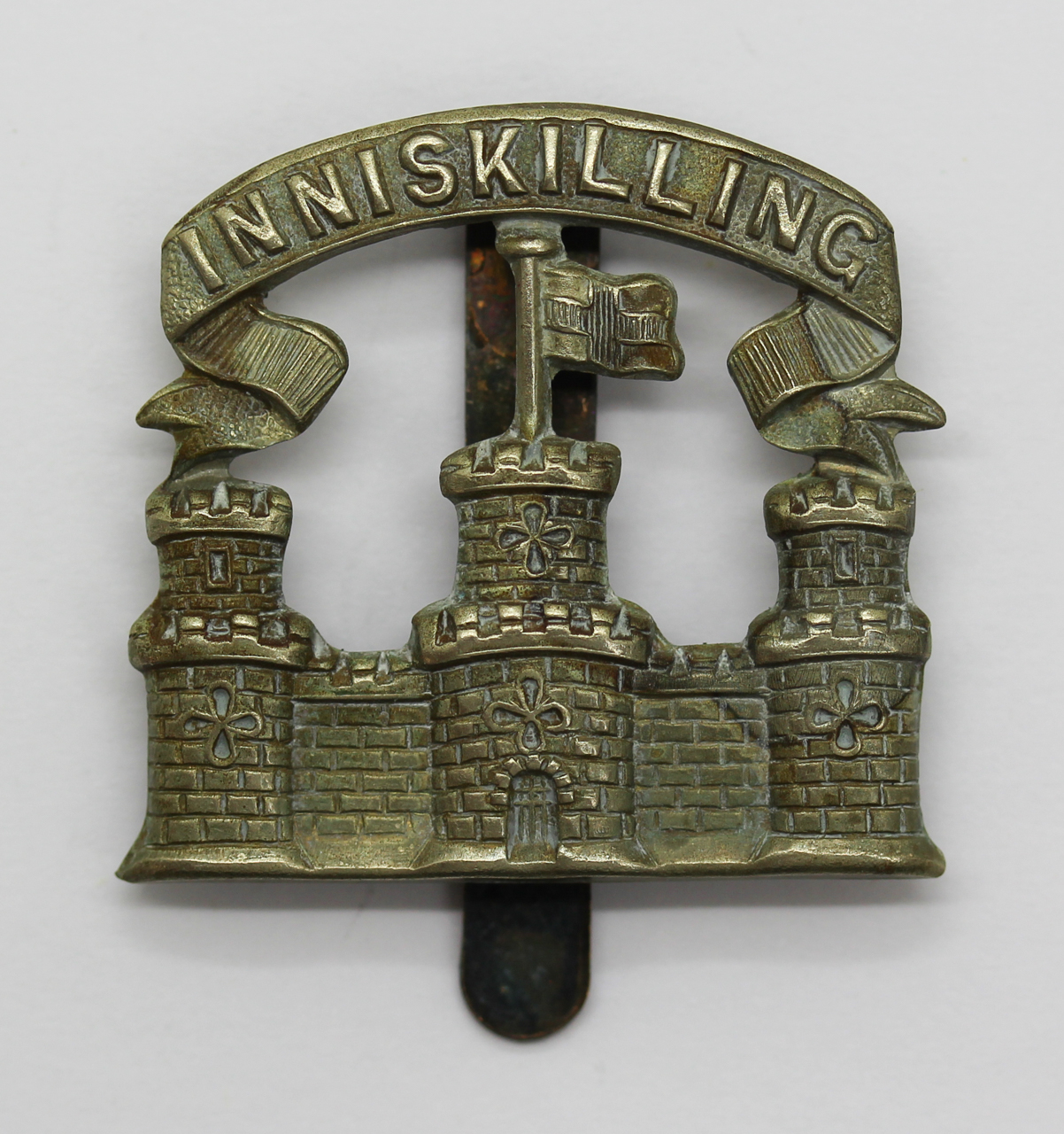 Scarce Royal Inniskilling Fusiliers Cap Badge (c.1926 - 34)