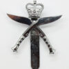 Royal Gurkha Rifles Chrome Cap Badge