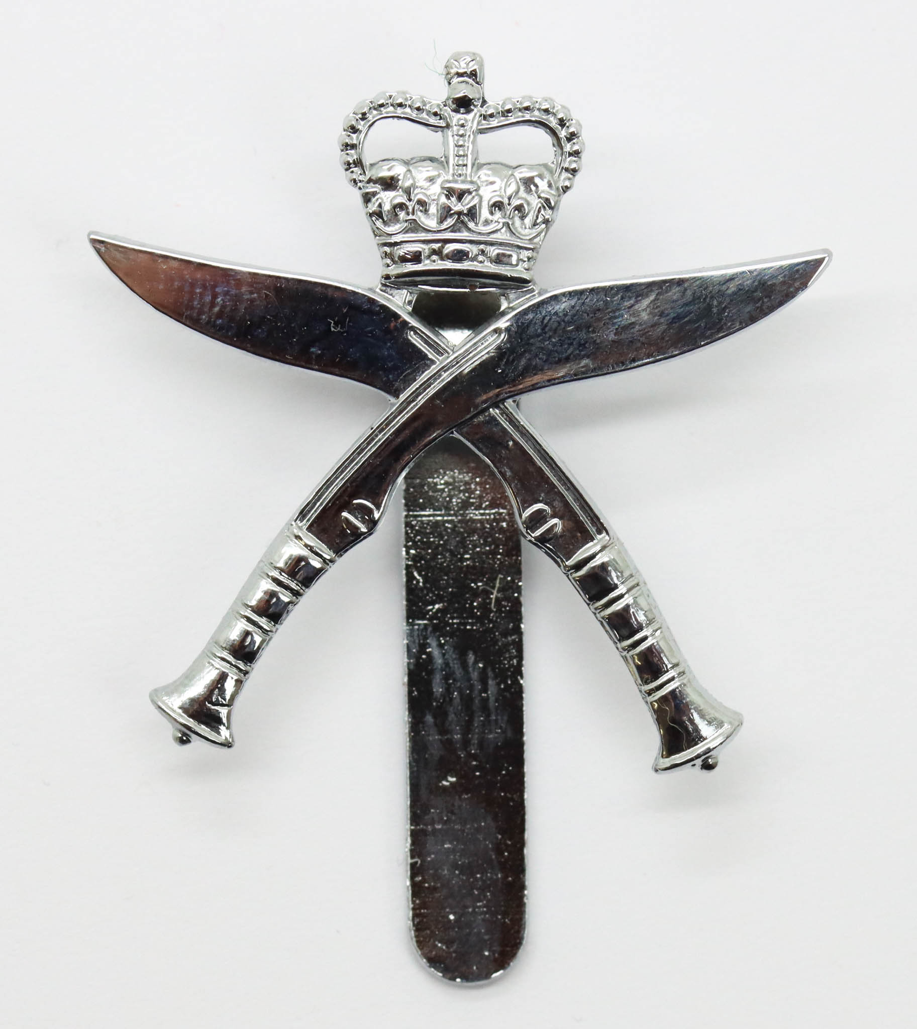 Royal Gurkha Rifles Chrome Cap Badge