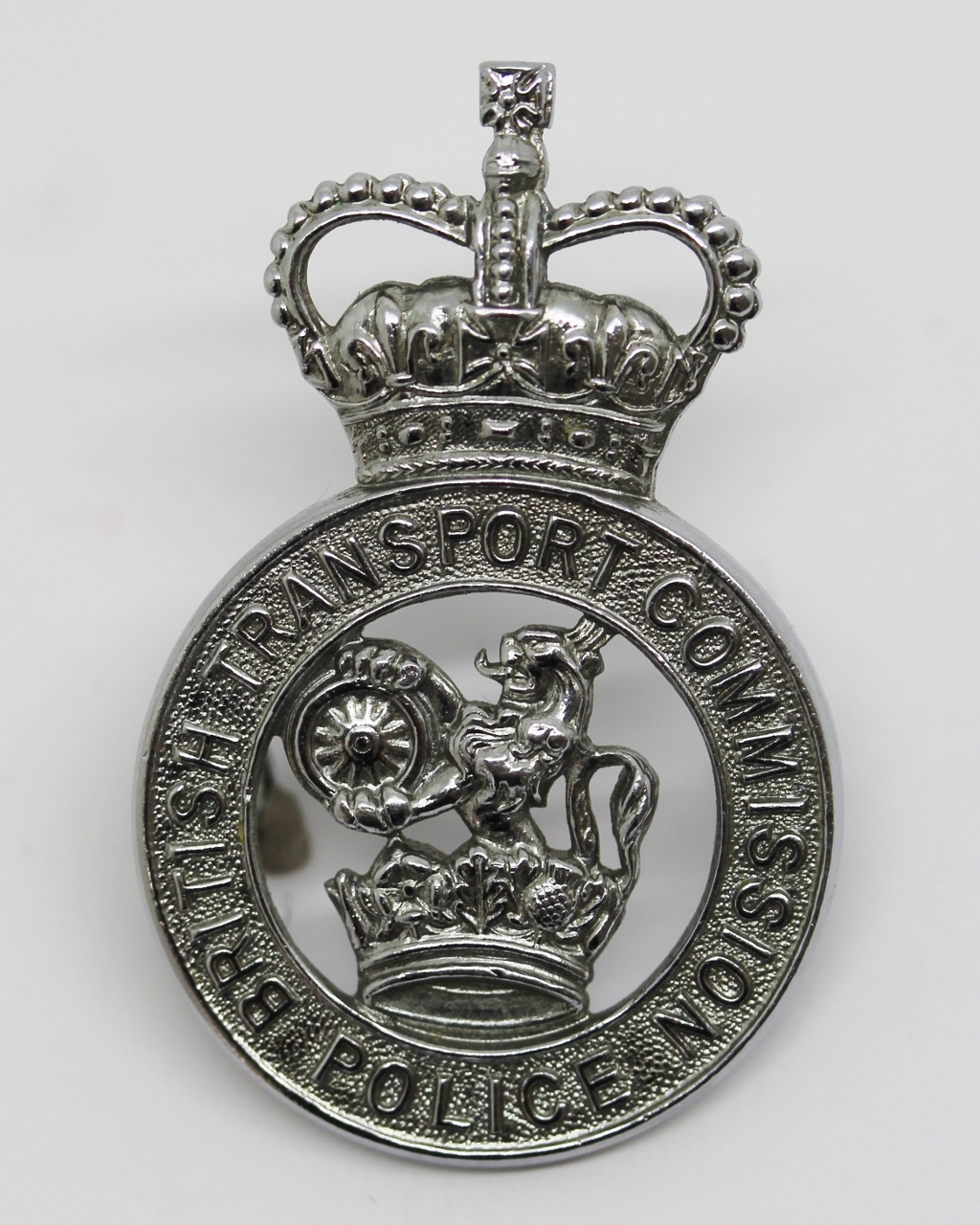 British Transport Commission Police Cap Badge - Queen's Crown