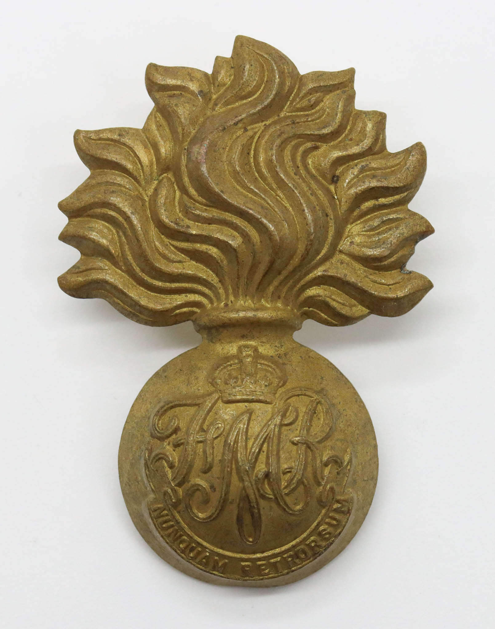 Canadian Les Fusiliers Mont Royal Cap Badge - King's Crown