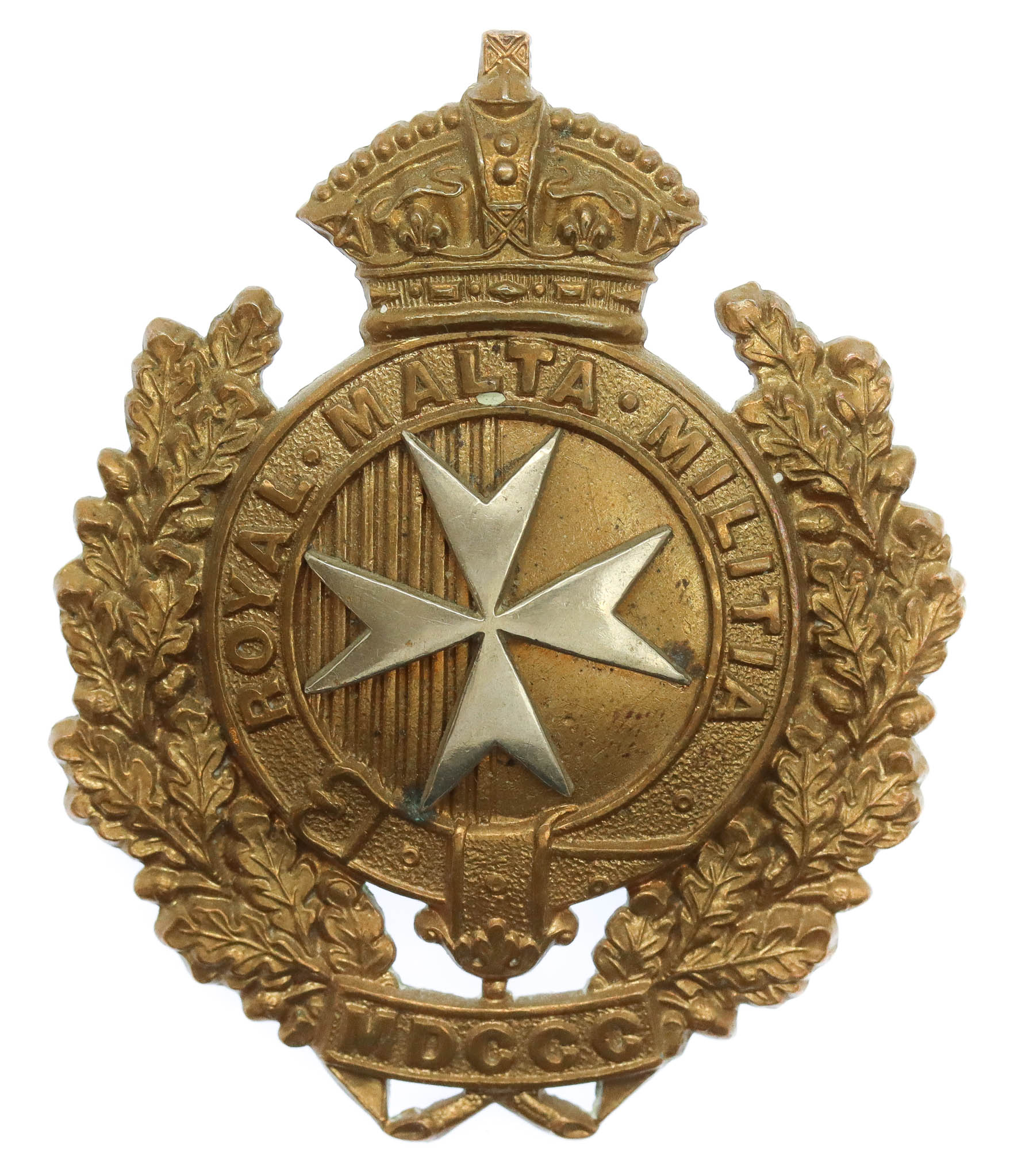 Victorian Royal Malta Militia Cap Badge