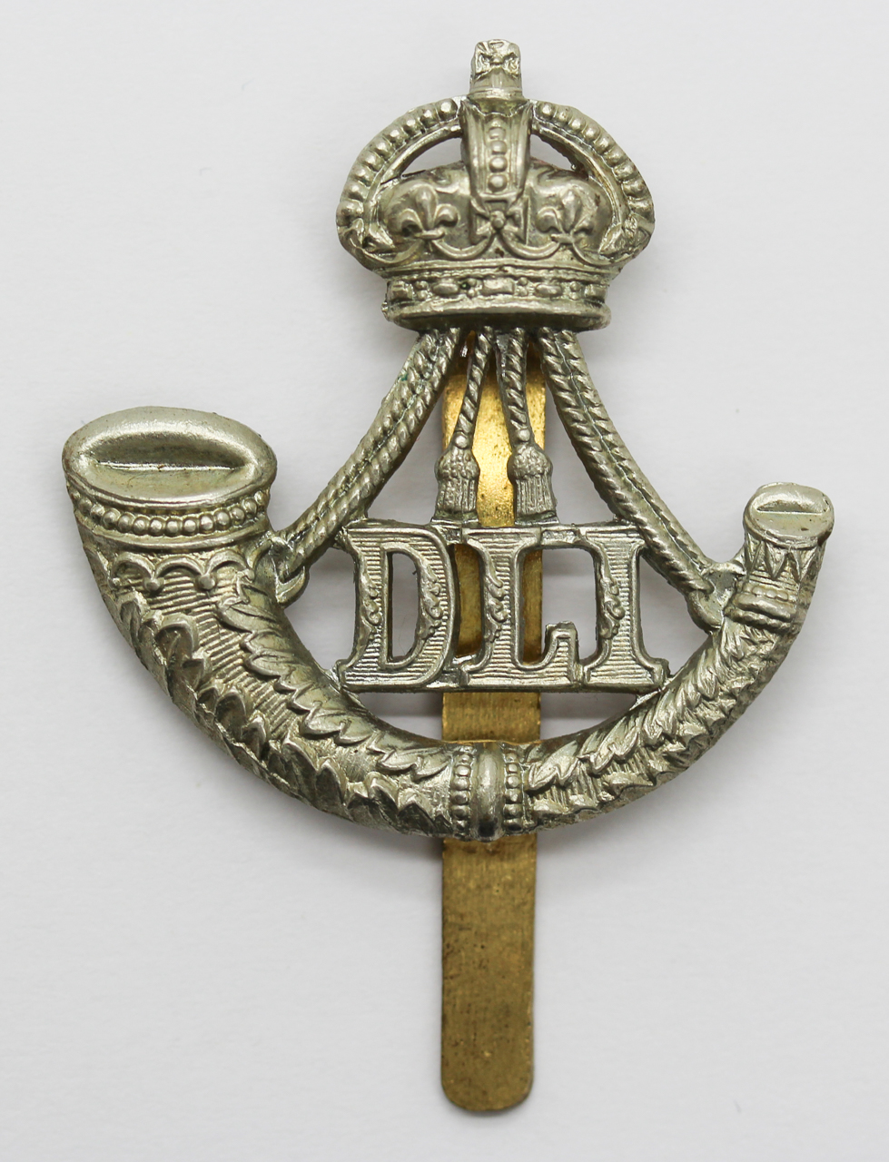 Durham Light Infantry (D.L.I.) Cap Badge - King's Crown