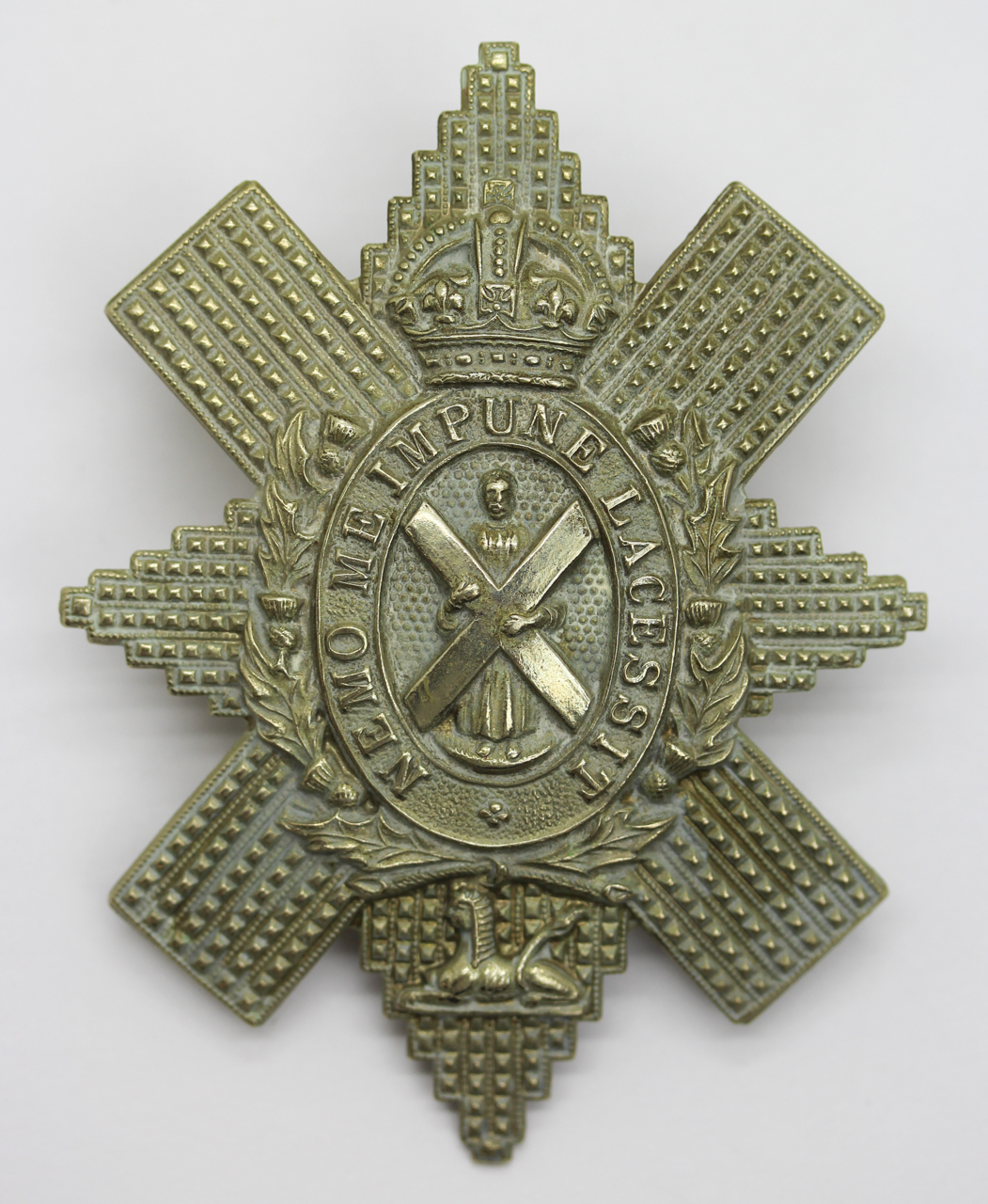 Black Watch (The Royal Highlanders) Cap Badge - King's Crown