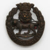 York & Lancaster Regiment Cast Officer's Service Dress Cap Badge