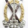 Tayforth University O.T.C. Anodised (Staybrite) Cap Badge