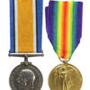 WW1 British War & Victory Medal Pair - Sgt. H. Cotton, 13th (Bantam) Bn. Yorkshire Regiment