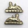 Pair of Manchester Regiment Collar Badges