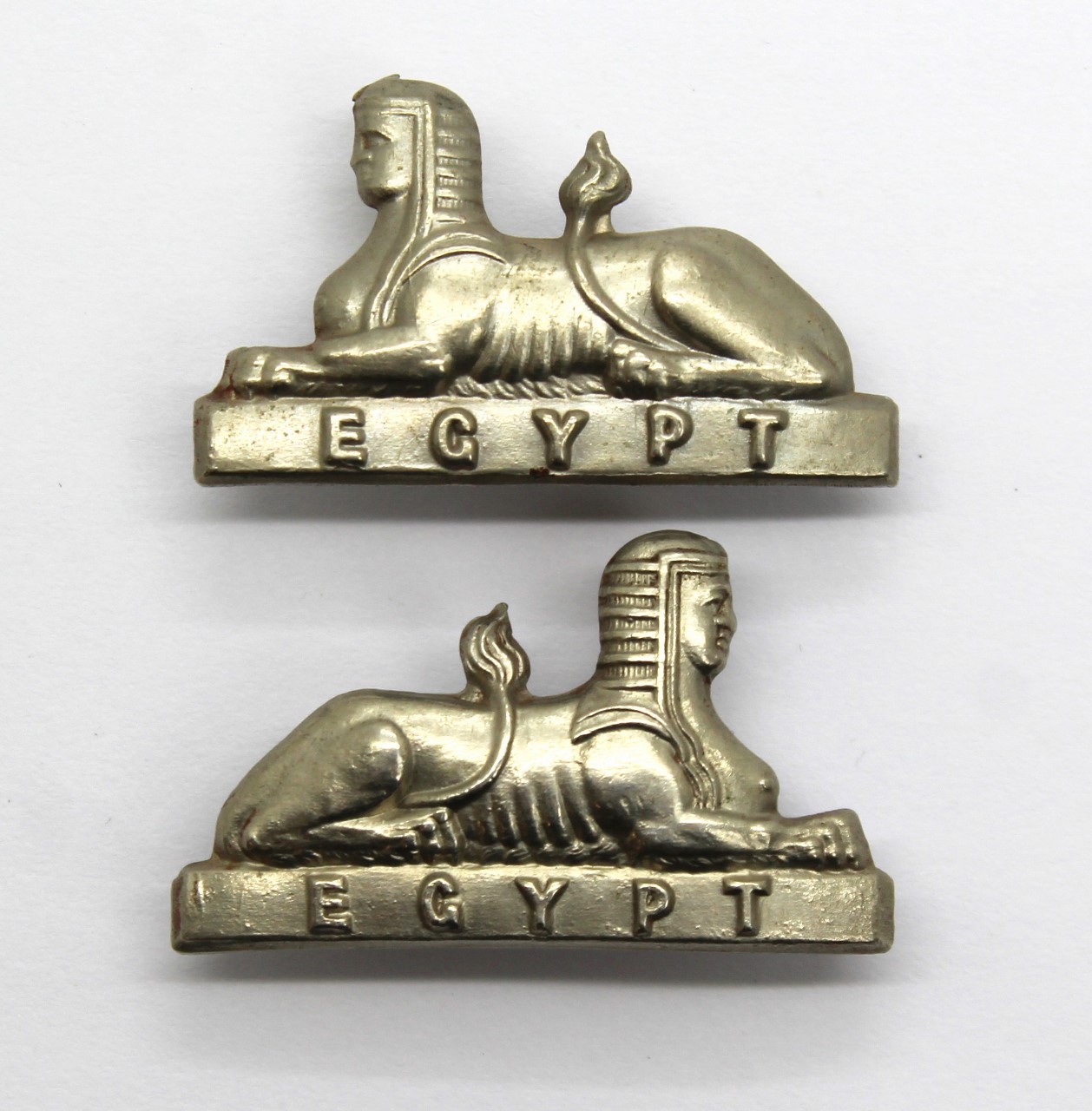 Pair of Manchester Regiment Collar Badges
