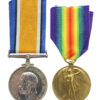 WW1 British War & Victory Medal Pair - Pte. D. Gittings, Devonshire Regiment