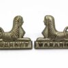 Pair of Dorset Regiment Collar Badges