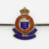 Royal Army Ordnance Corps (R.A.O.C.) Silver & Enamel Sweetheart Brooch - King's Crown