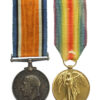 WW1 British War & Victory Medal Pair - Pte. F.R. Jones, Royal Army Medical Corps