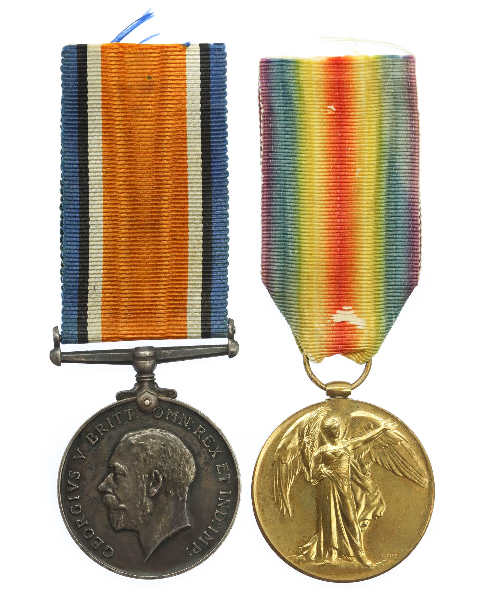 WW1 British War & Victory Medal Pair - Pte. F.R. Jones, Royal Army Medical Corps