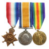 WW1 1914-5 Star Medal Trio - S.H. Lutkins, A.B., Royal Navy