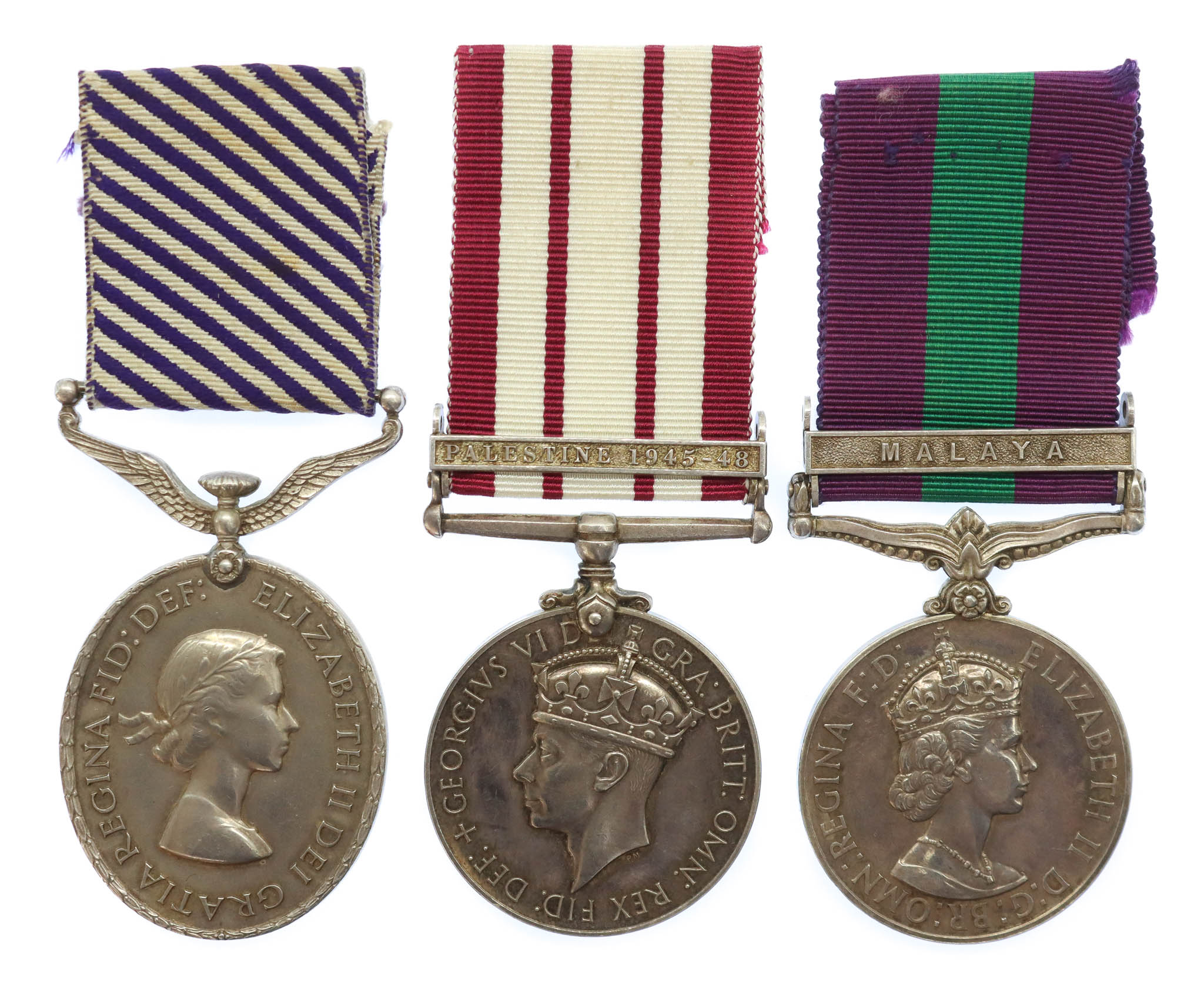 Rare 'Malaya Operations' D.F.M. Group of Three - Sgt. C. A. Cornford, 48 Sqdn. Royal Air Force (late Royal Navy)