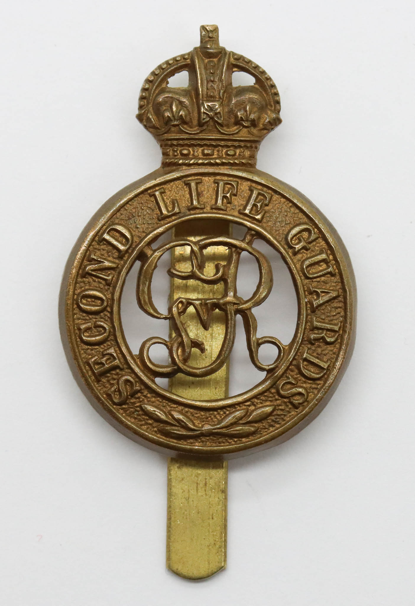 George V Second Life Guards Cap Badge