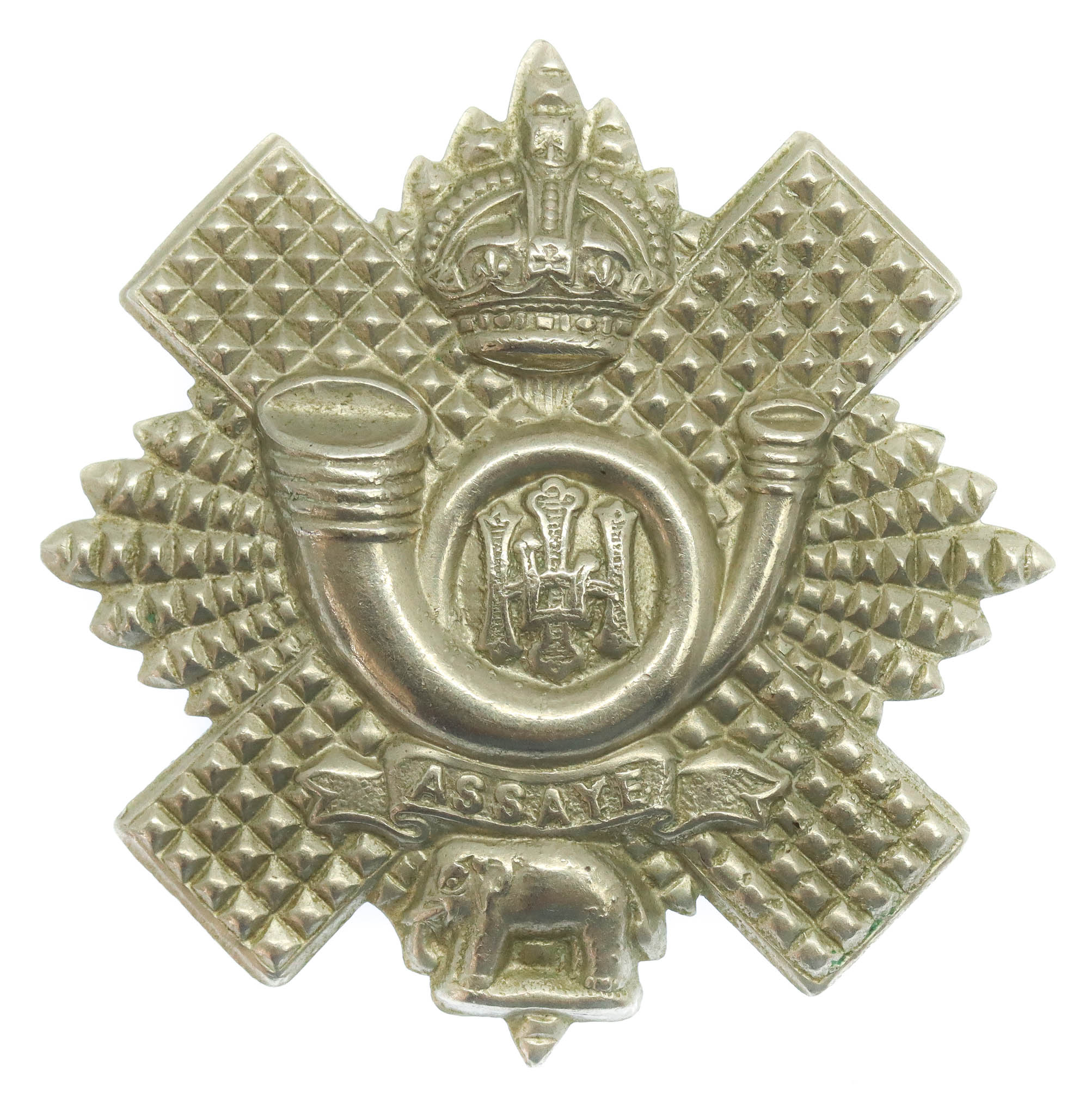 Highland Light Infantry (H.L.I.) Cap Badge - King's Crown