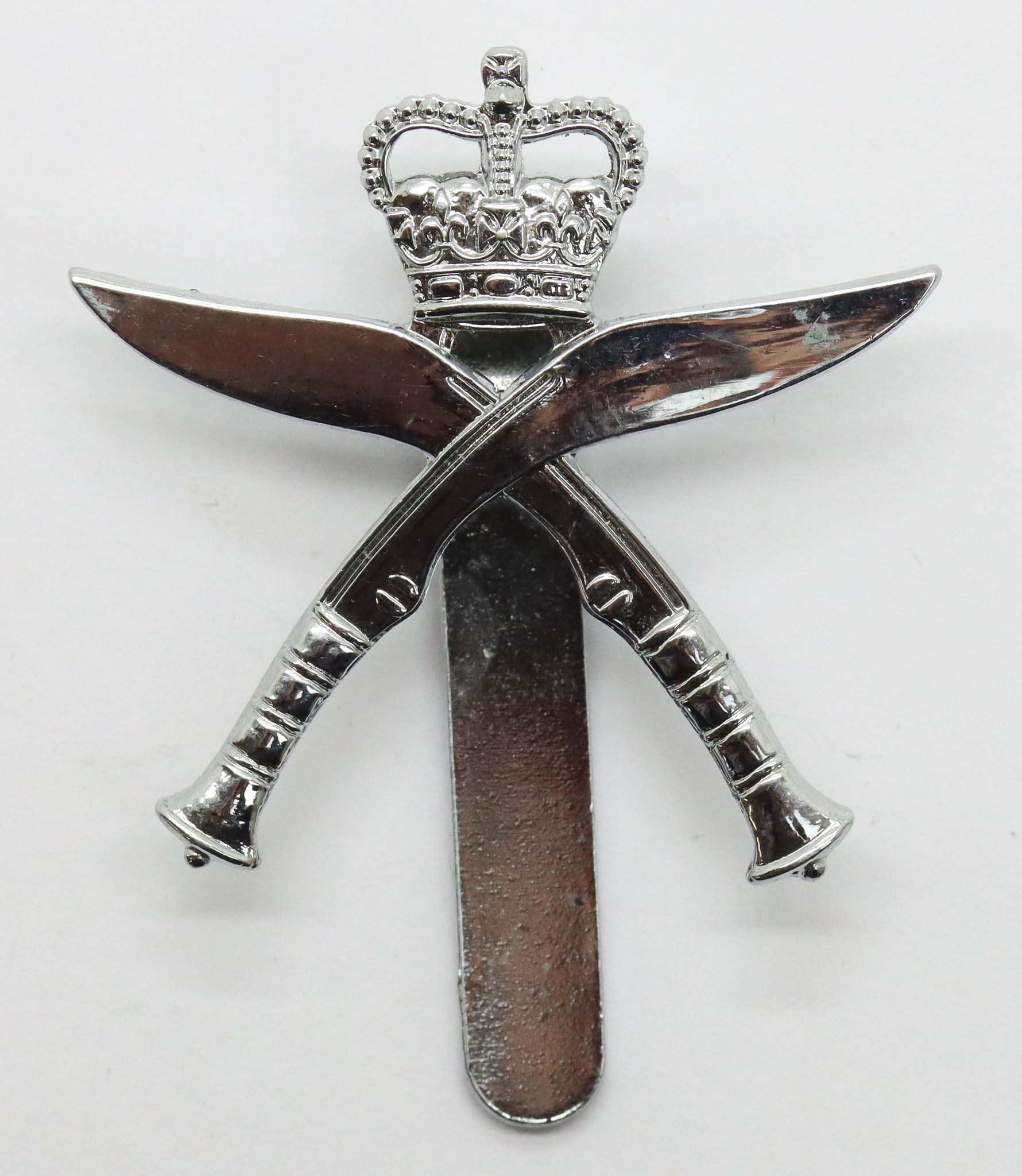 Royal Gurkha Rifles Chrome Cap Badge