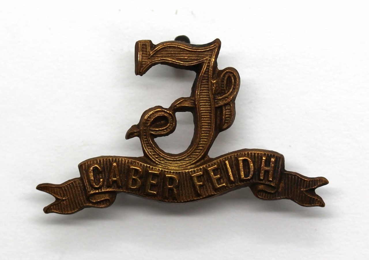 Victorian Seaforth Highlanders Collar Badge