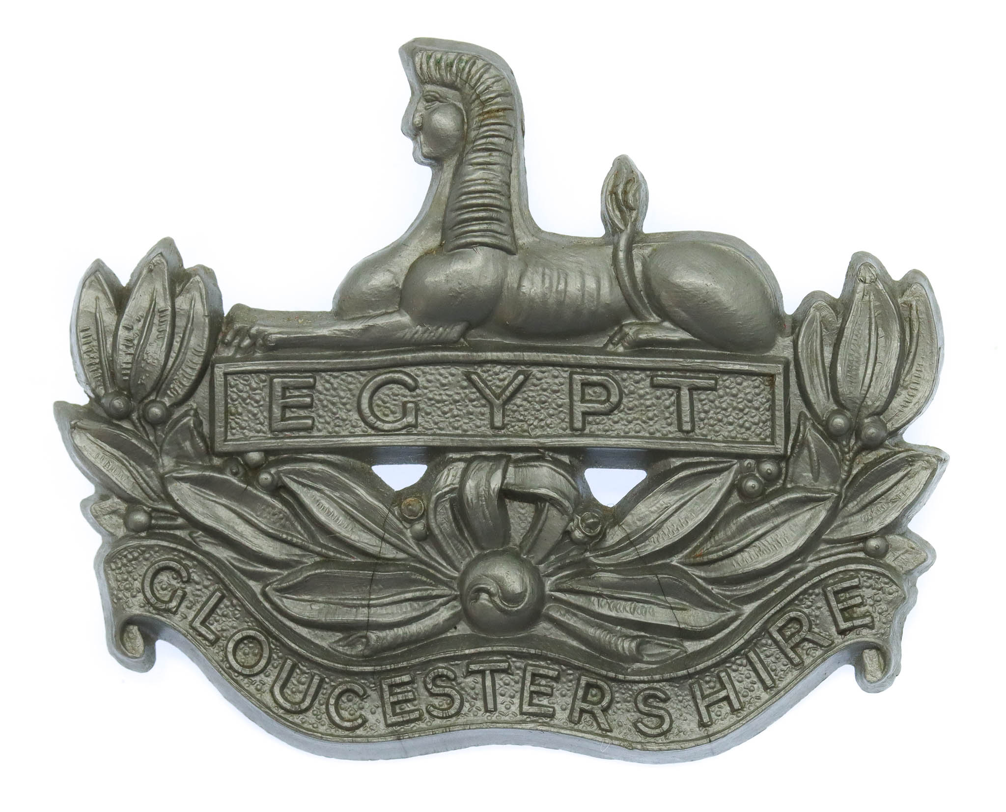 Gloucestershire Regiment WW2 Plastic Economy Cap Badge