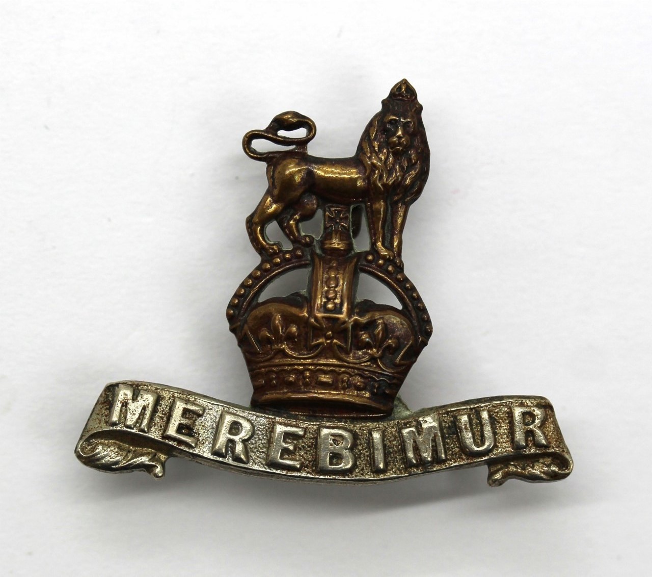 15th King's Hussars Collar Badge - King's Crown