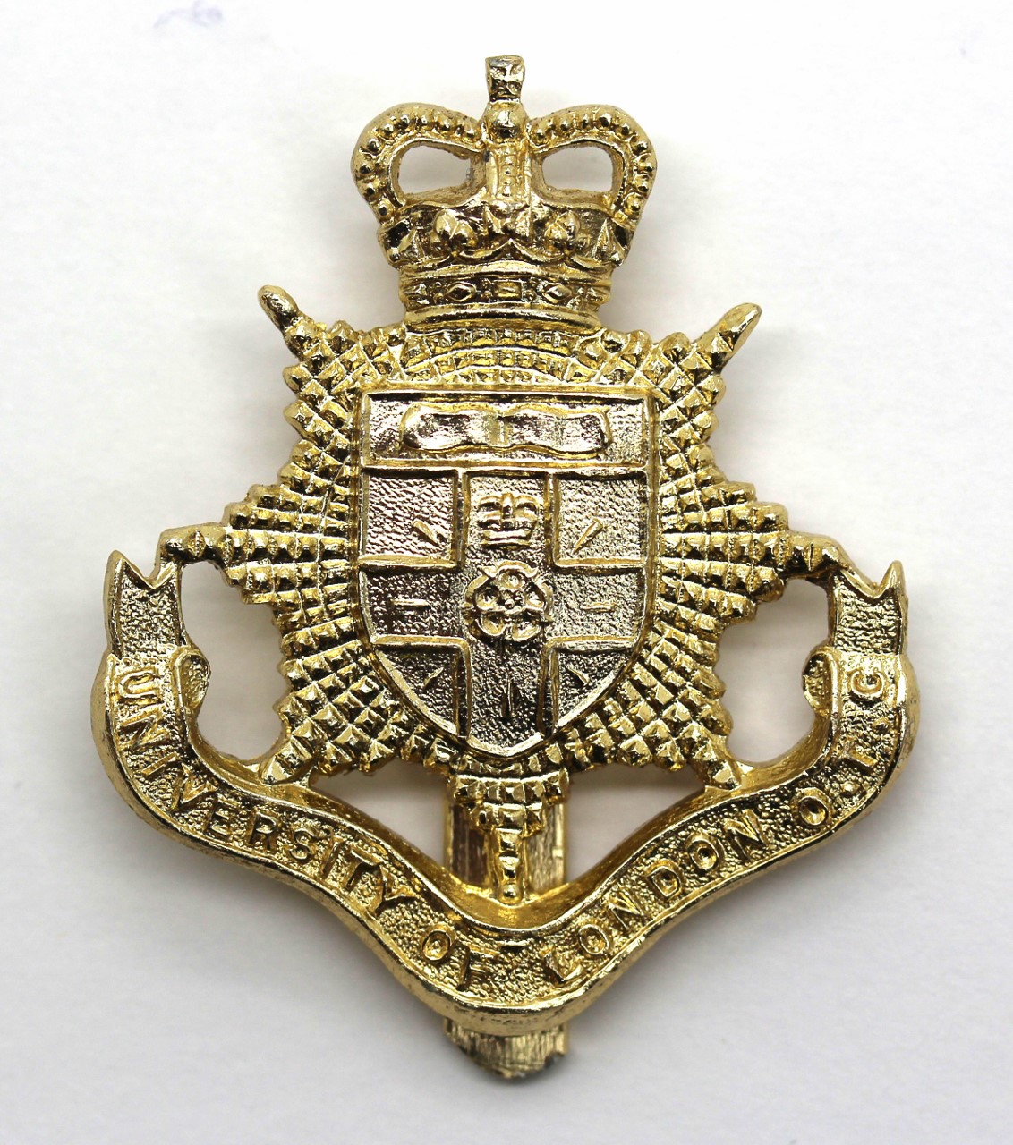 University of London O.T.C. Anodised (Staybrite) Cap Badge