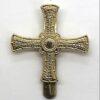 Durham University O.T.C. Anodised (Staybrite) Cap Badge