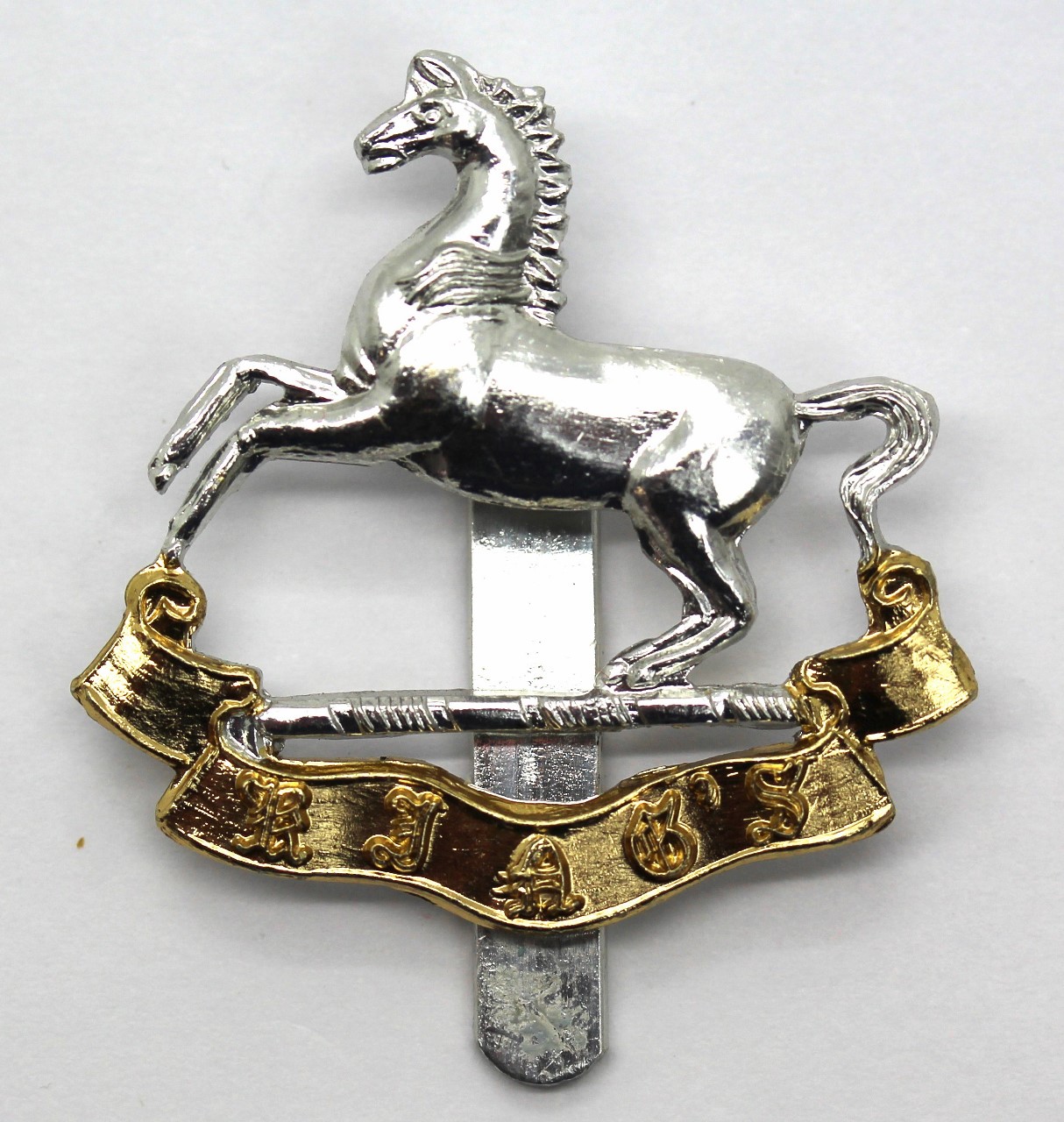 Liverpool University O.T.C. Anodised (Staybrite) Cap Badge