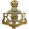 Royal Monmouthshire Royal Engineers (Militia) Cap Badge - King's Crown