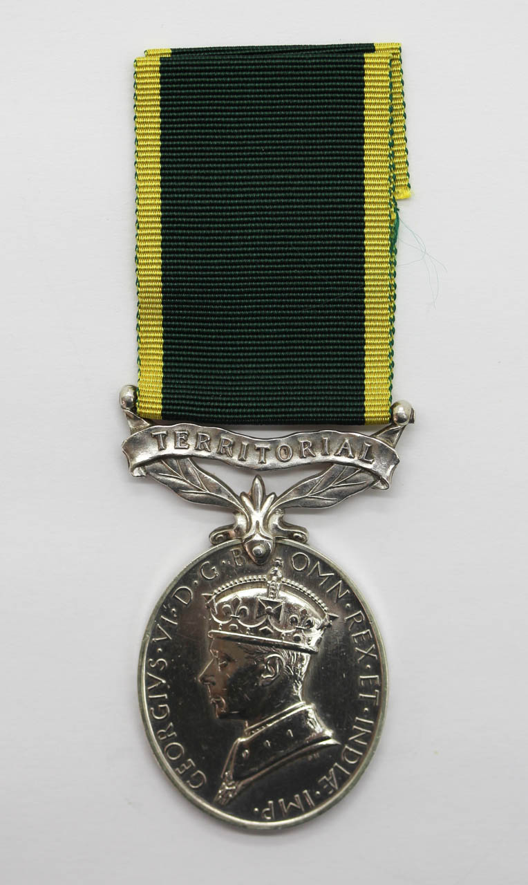 George VI Territorial Efficiency Medal - Bdr. G.W. Presant, Royal Artillery