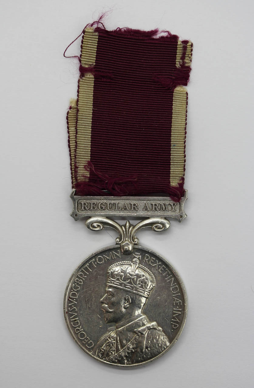 George V Long Service & Good Conduct Medal - Gnr. A.V. Shirley, Royal Artillery