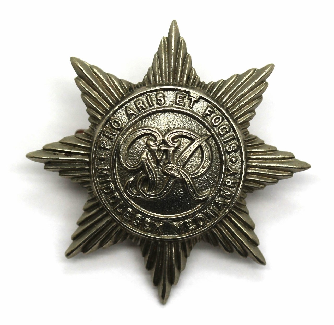 George VI Middlesex Yeomanry Cap Badge