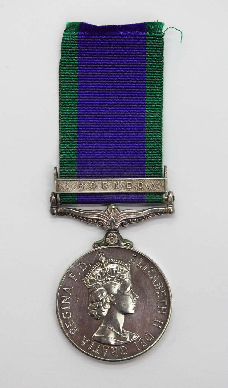 Campaign Service Medal (Clasp - Borneo) - PC. Colony Ak Genaldi, Sarawak Police