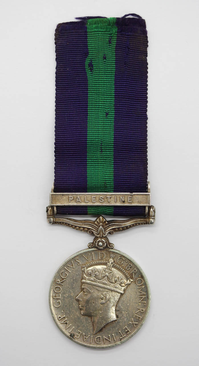 General Service Medal (Clasp - Palestine) - Sgln. J. Henderson, Royal Signals