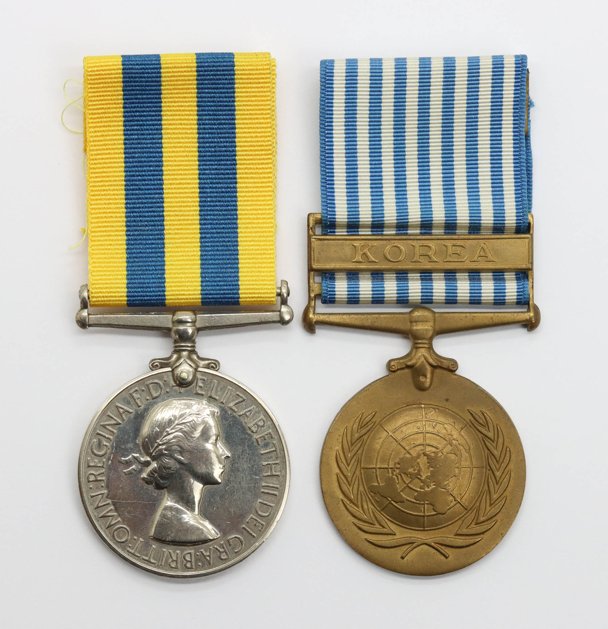 Queen's Korea and UN Korea Casualty Medal Pair - Gnr. M. Banbury, Royal Artillery - Died of Wounds