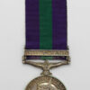 General Service Medal (Clasp - Palestine 1945-48) - Dvr. M.D. Long, Royal Signals