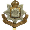East Surrey Regiment Cap Badge - King's Crown