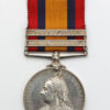 Queen's South Africa Medal (Clasps - Cape Colony, Paardeberg) - Serjt. J. Kerr, 2nd Bn. Lincolnshire Regiment - Wounded at Paardeberg 18/2/1900 and Died 14/3/1900