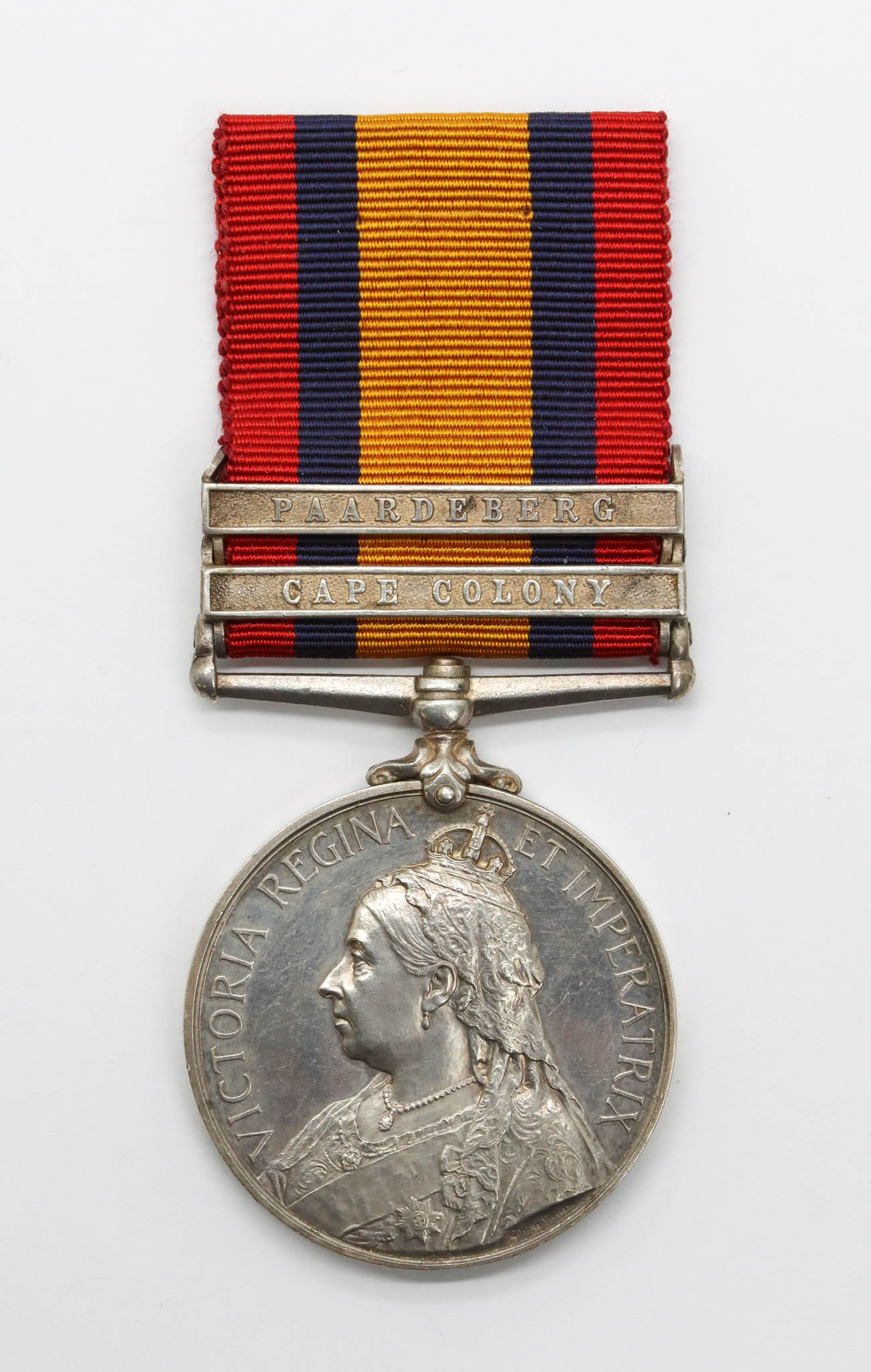Queen's South Africa Medal (Clasps - Cape Colony, Paardeberg) - Serjt. J. Kerr, 2nd Bn. Lincolnshire Regiment - Wounded at Paardeberg 18/2/1900 and Died 14/3/1900
