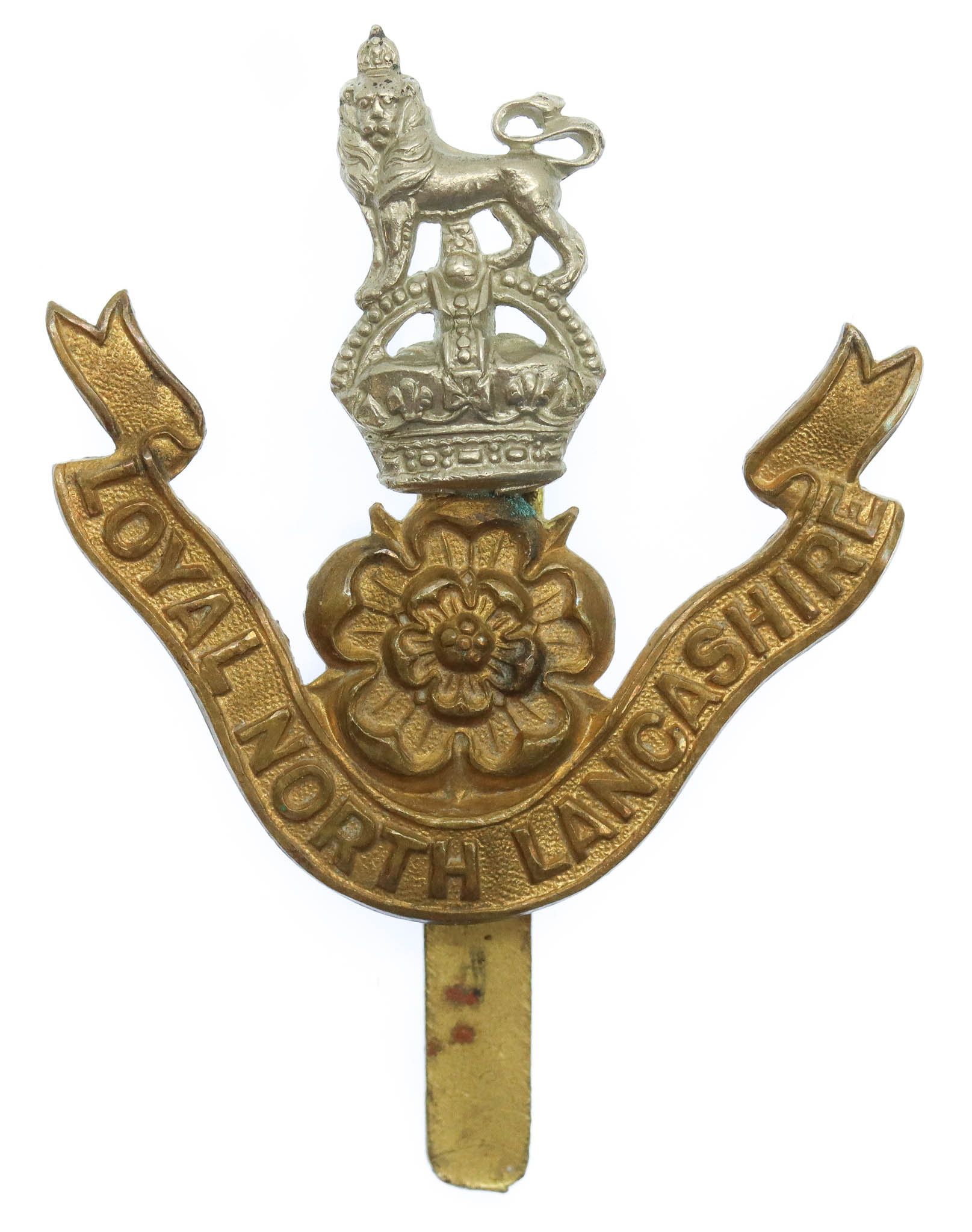Loyal North Lancashire Regiment Cap Badge - King's Crown
