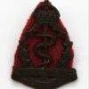 Royal Canadian Army Medical Corps Cap Badge - King's Crown