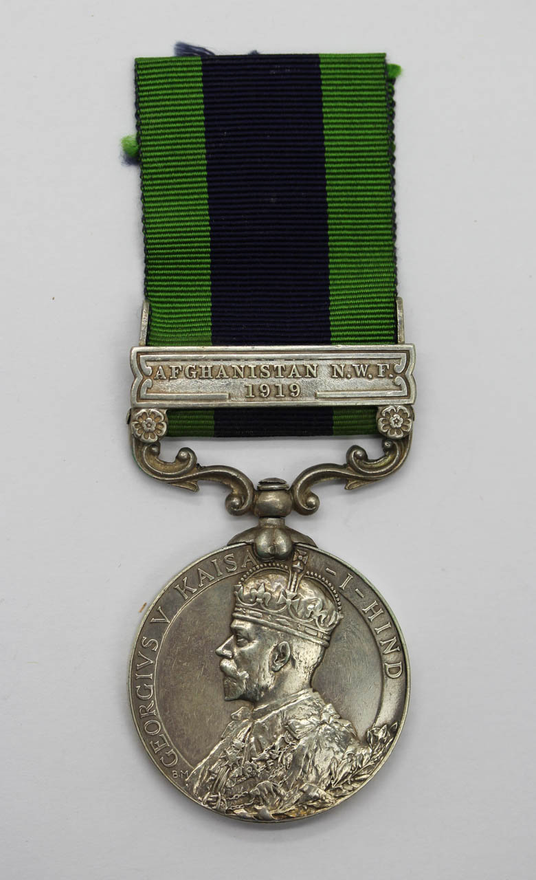 1908 India General Service Medal (Clasp - Afghanistan N.W.F. 1919) - Nk. Allah Ditta, 1/22nd Punjabis