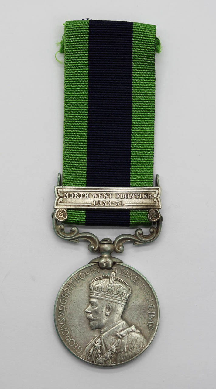 1908 India General Service Medal (Clasp - North West Frontier 1930-31) - L-Nk. Purbhan Pun, 1-6th Gurha Rifles