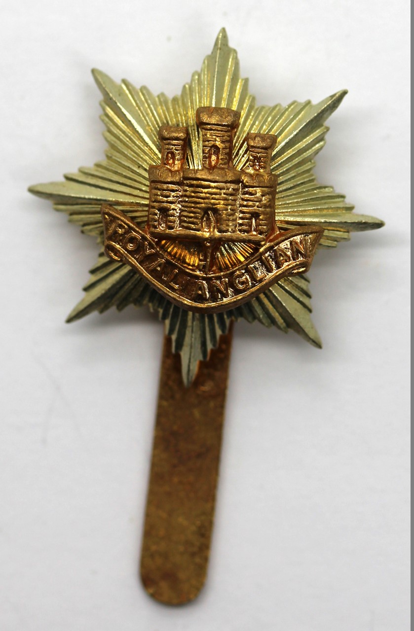 Royal Anglian Regiment Bi-Metal Cap Badge