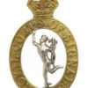 Royal Corps of Signals Officer's Dress Cap Badge - King's Crown (1st Pattern)