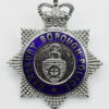 Dewsbury Borough Police Senior Officer's Enamelled Cap Badge - Queen's Crown