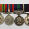 WW2, General Service Medal (Clasp - Cyprus) and RAF Long Service & Good Conduct Medal Group of Four - Sgt. L. Walker, Royal Air Force